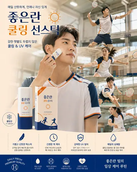 좋은란 쿨링 선스틱 — 테니스