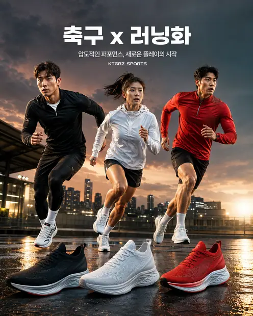 축구 × 러닝화 협업 시안
